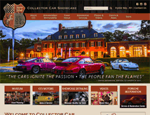 Tablet Screenshot of collectorcarshowcase.com